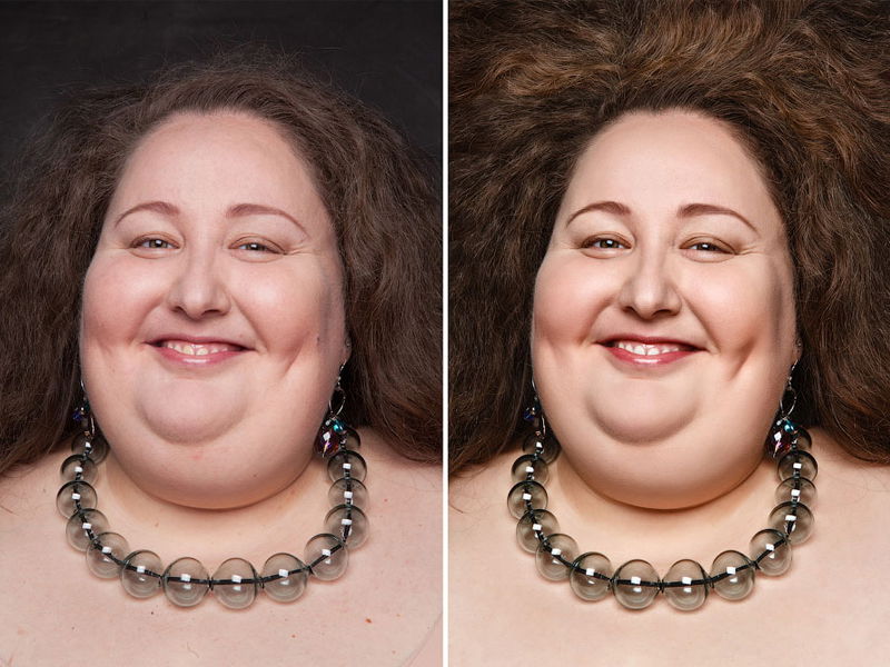 10 фото моделей глянца ДО и ПОСЛЕ фотошопа