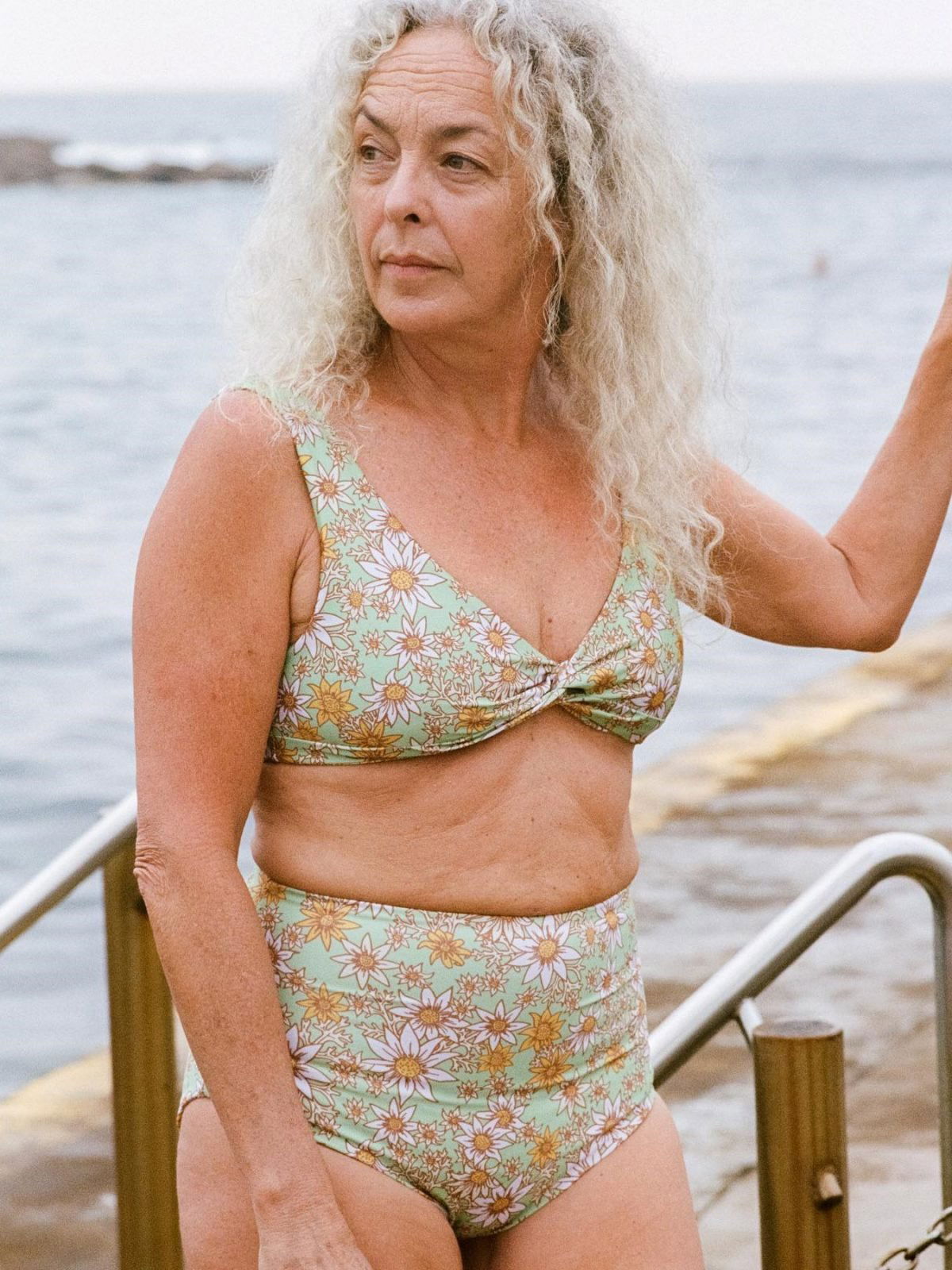 Swimsuit 70 Year Old, Water, Swimsuit top, Lingerie top, Stomach, Muscle, Leg, Brassiere, Swimwear, Sky, Waist