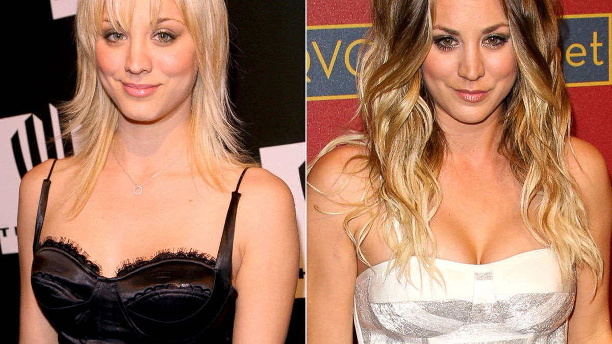 Kaley Cuoco Boob Job, Nose, Hair, Skin, Head, Lip, Chin, Smile, Hairstyle, Eyebrow, Eye