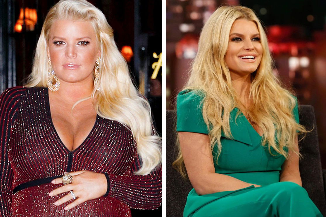 Jessica Simpson Chili Cook Off, Hair, Lip, Hairstyle, Facial expression, Smile, Flash photography, Eyelash, Orange, Dress