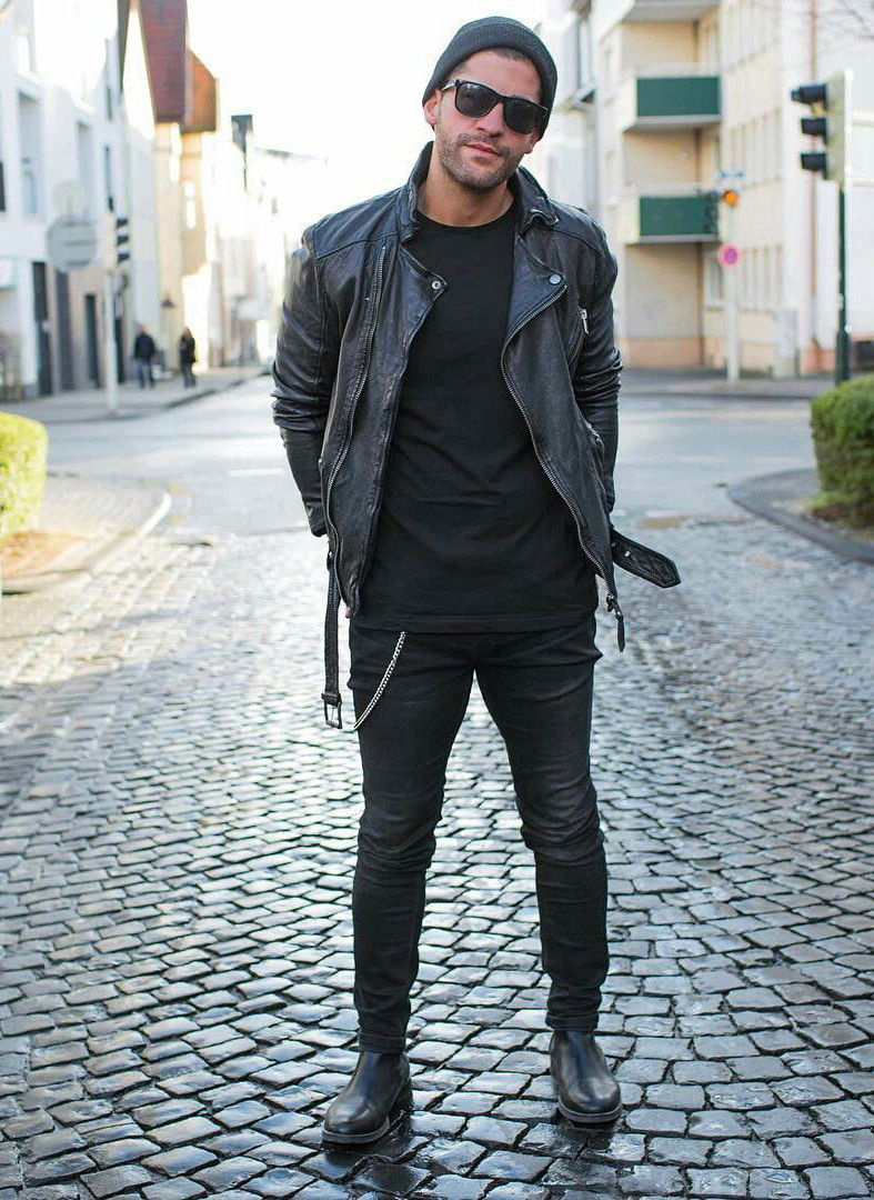 Black Outfit Men, Footwear, Glasses, Outerwear, Shoe, Sunglasses, Plant, Building, Black, Dress shirt, Eyewear