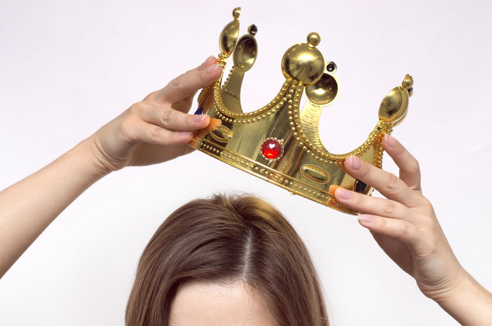 Hand Putting Crown, Hand, Eyelash, Gesture