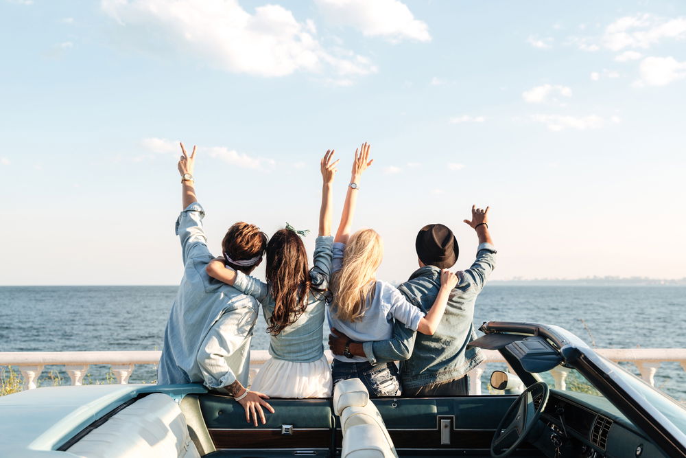 Road Tripping With Friends, Sky, Water, Boat, Cloud, Watercraft, Naval architecture, Vehicle, Boats and boating--Equipment and supplies, Gesture