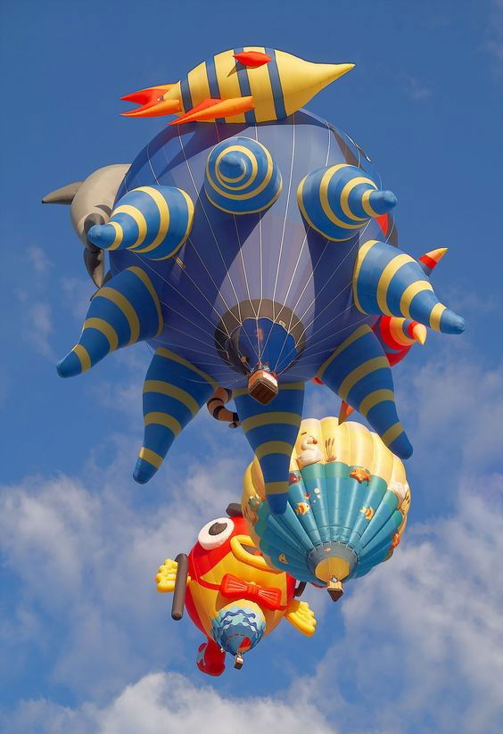 Albuquerque Balloon Fiesta, Cloud, Sky, Blue, Azure