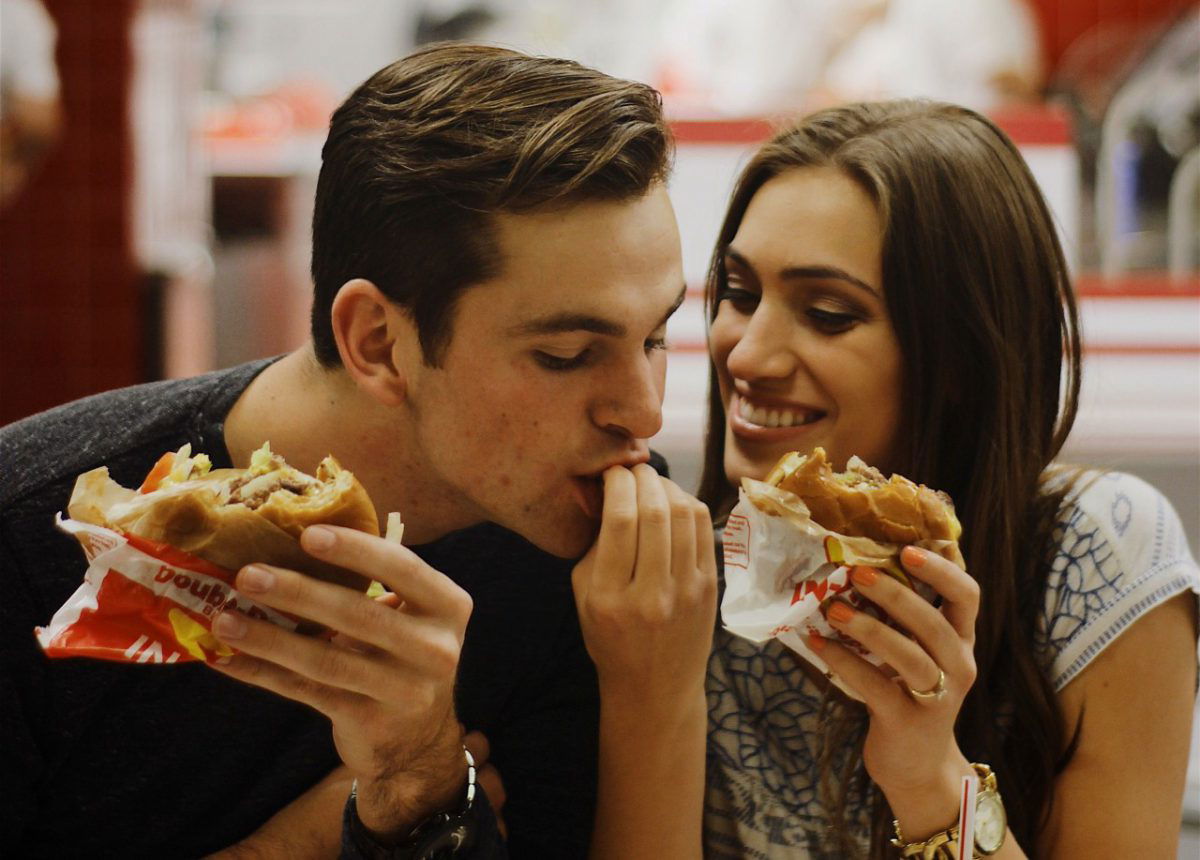Eating, Food, Smile, Food craving, Gesture