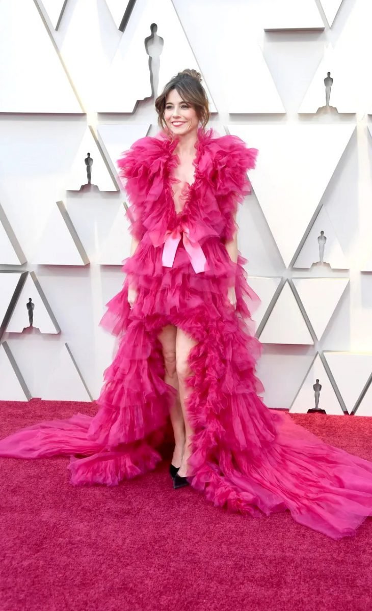 Vestidos Extravagantes En Los Oscars, Face, Smile, Purple, Dress