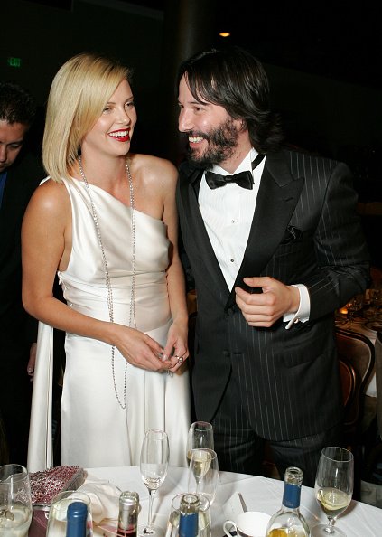 Charlize Theron and Keanu Reeves (Photo by E. Charbonneau/WireImage for American Cinematheque)