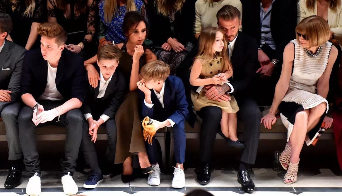 Victoria Beckham And Family, Footwear, Shoe, Leg, Tie