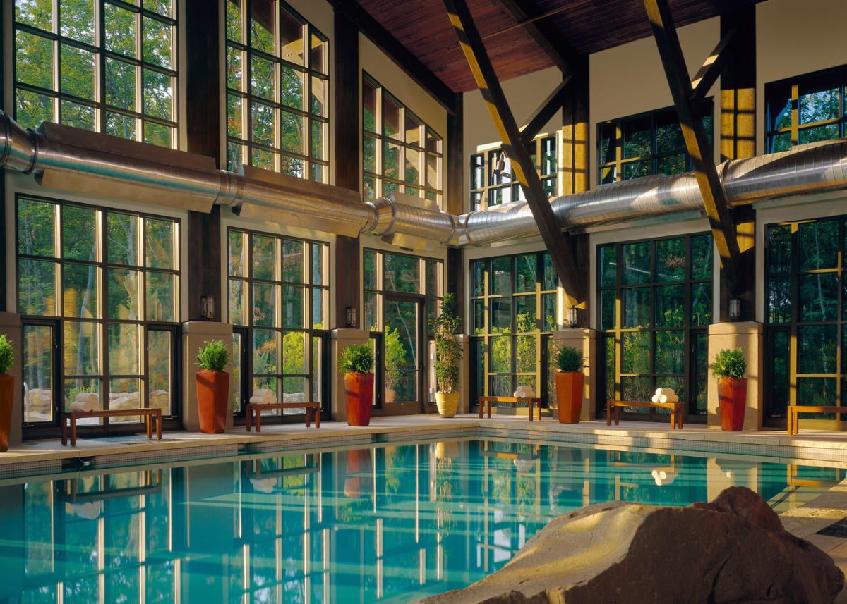 Lodge At Woodloch, Water, Property, Swimming pool, Building, Architecture