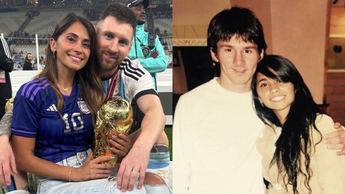 Messi Wife, Hair, Face, Smile, Sports uniform, Fashion, Human