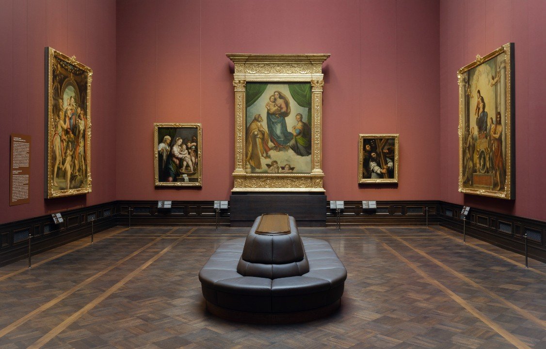 Gemäldegalerie Dresden, Picture frame