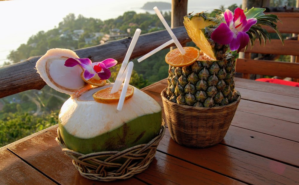 Pina Colada Thailand, Plant, Food, Table, Fruit, Natural foods