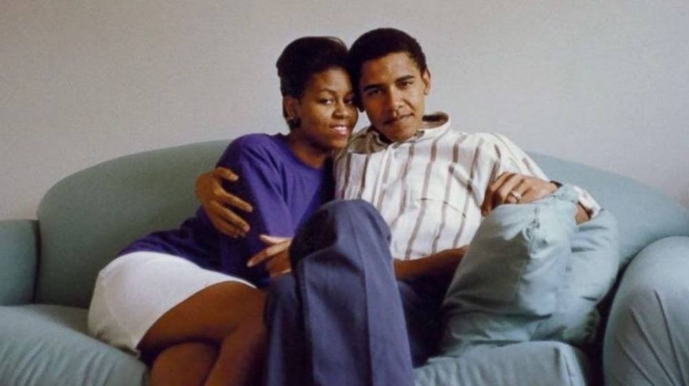 Michelle Obama And Barack Obama Young, Comfort, Human body