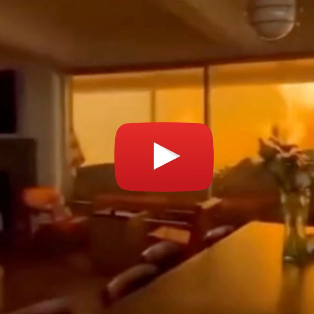Trapped in a Burning Home: 2 Men and a Dog’s Fight to Survive the California Blaze!