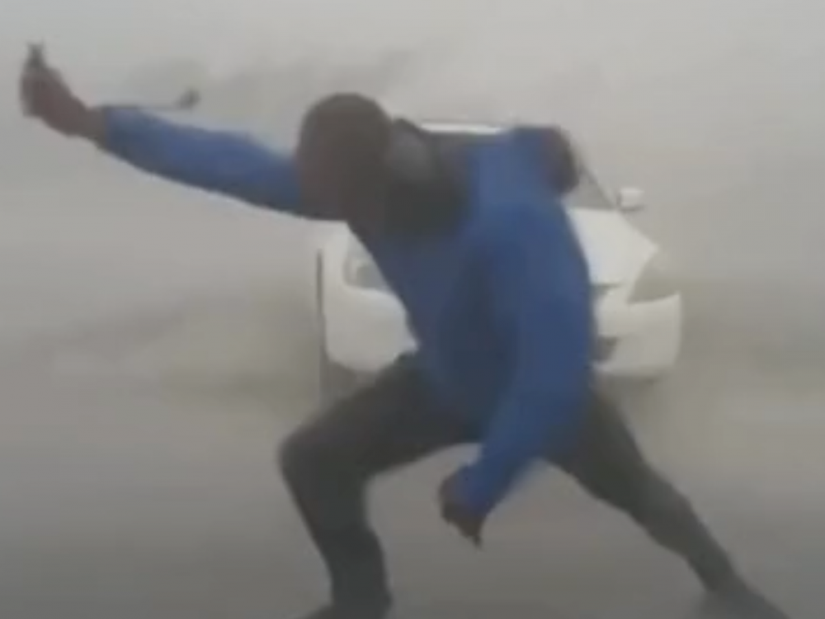 Caught in the Chaos: Storm Chaser Battles Hurricane Irma’s Fury!