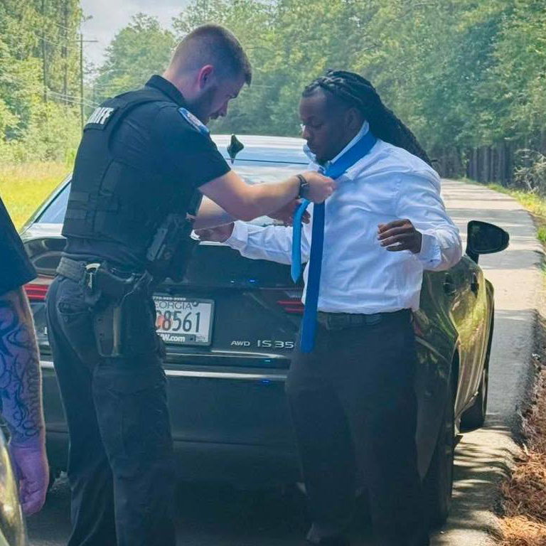 Una parada en la carretera se convirtió en un momento de bondad del que millones están hablando