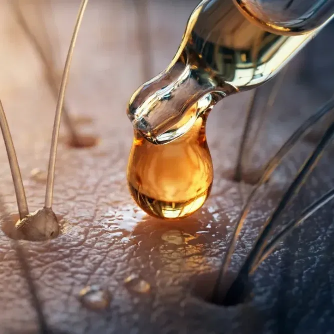 Los sueros de péptidos hacen que el cabello crezca más grueso